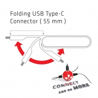 USB Type-C to Ethernet + USB 3.0 + USB Type-C Charging Mini Dock