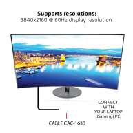 USB tipo-C + HDMI™ + Mini DisplayPort™ 1.2 a HDMI™ 4K60Hz HDR M / M Adaptador activo 32AWG