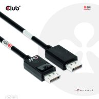 DisplayPort 2.1 Bi-Directional VESA DP80 Certified Cable 4K240Hz, 8K60Hz or 10K60Hz M/M 1.2m/3.94ft 