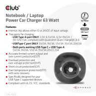 Notebook / Laptop Power Car Charger 63 Watt 
