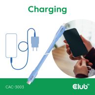 USB C cable blue