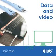 USB C cable blue