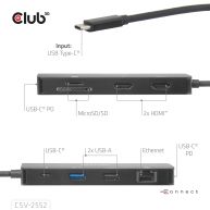 9-1 USB-C® Dual HDMI™ 100W Hub 