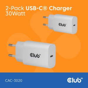 USB-C® Ladegerät 30 Watt 2 Stück Weiß