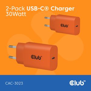 USB-C® Ladegerät 30 Watt 2 Stück Orange